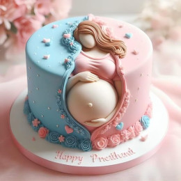 Baby Bump Bliss Cake