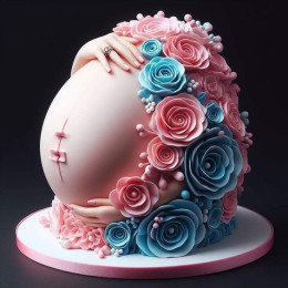 Belly Blessings Cake
