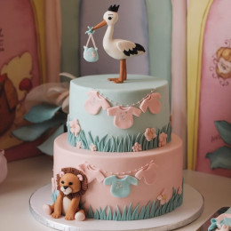 Cute Baby Shower Cake