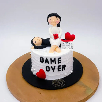 Game Is Over Boss Cake