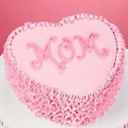 Moms Heart Cake