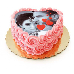 Heart Lock Cake