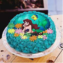 Arial Mermaid Cake
