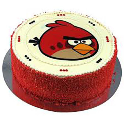 Angry Bird Photo Cake