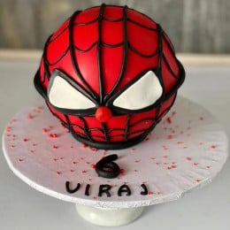 Round Spider Cake