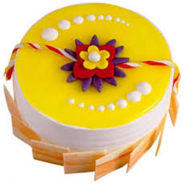 Pineapple Rakhi Cake