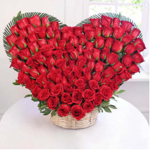 75 Roses Heart