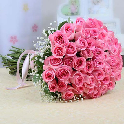 50 Pink Roses