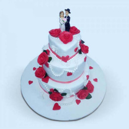 Bride And Groom Cake