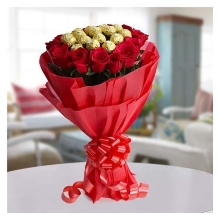 Roses and Ferrero Bunch