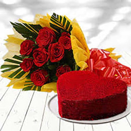 Red Velvet And Roses