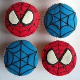 World Of Spiderman Cupcakes