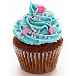 Blue Pink Fantasy Cupcakes