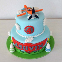 Aeronautic Two Tier Cake