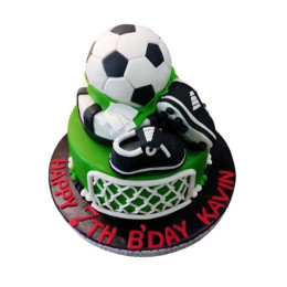 Football & Boot Cake