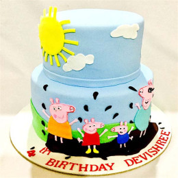 Peppa Pig Family Cake