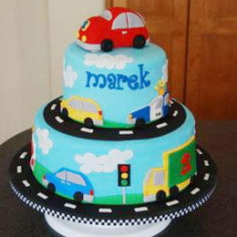 Car On Cake Cake