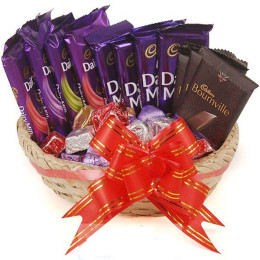 Exotic Chocolate Basket