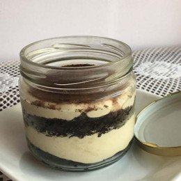 Set Of 2 Tiramisu Jar Cake