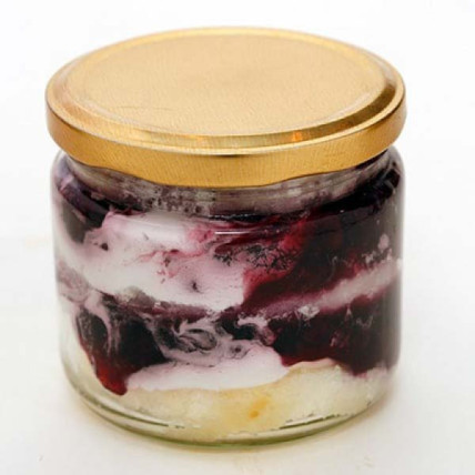 Set Of 2 Delicious Blueberry Jar Cake