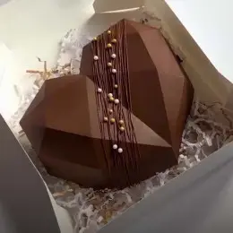 Choco Pinata Heart Cake