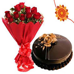 Rakhi With Roses