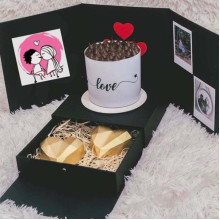 Affectionate Surprise Box Cake