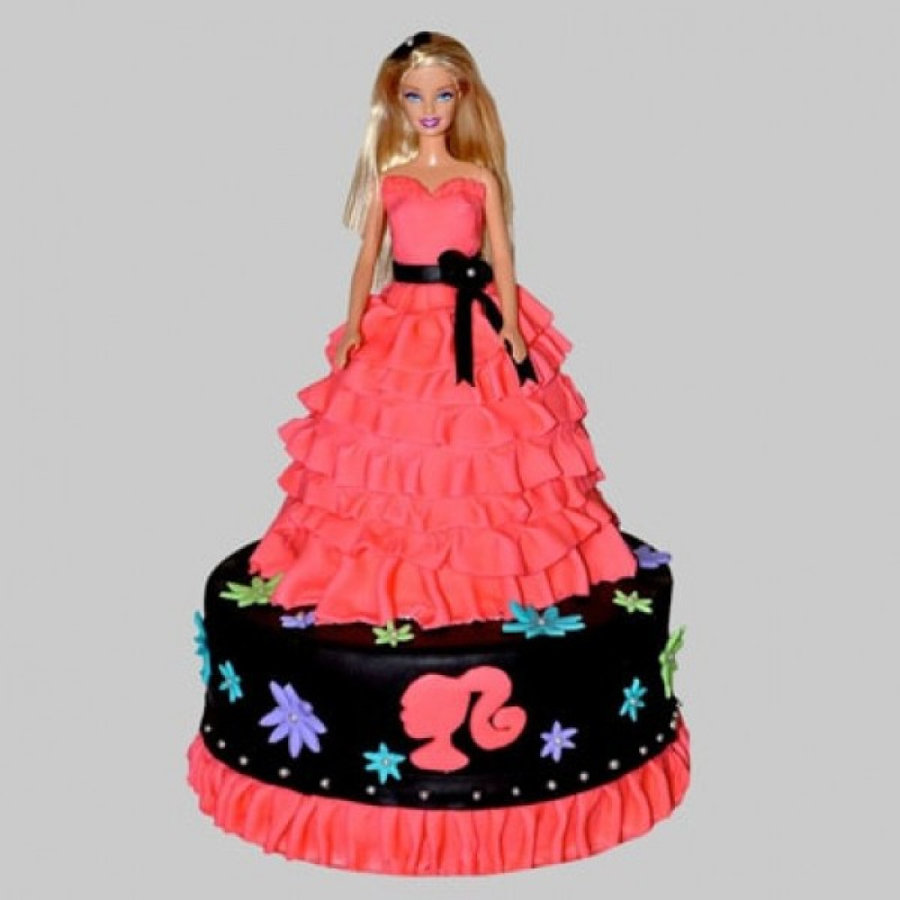 barbie red velvet cake