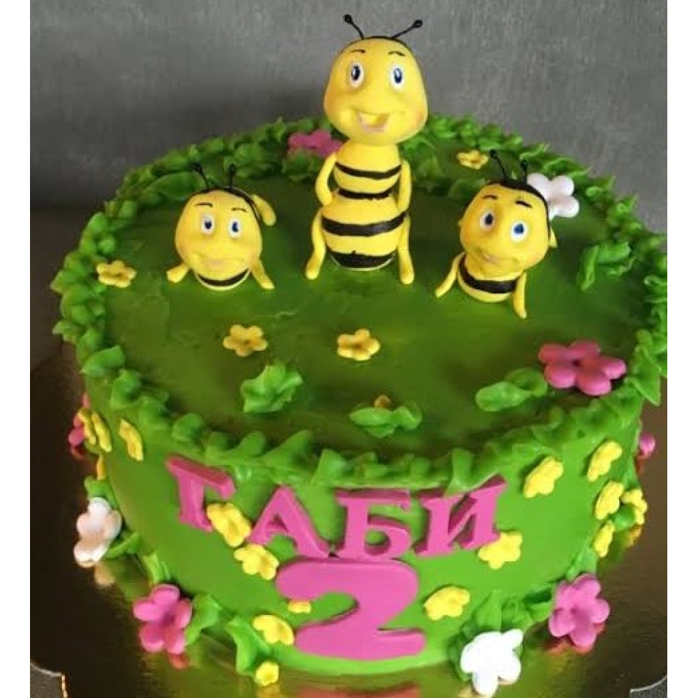 Honey Bee Cake 4 Kg Bees Pop Up From The Cake To Come To Your