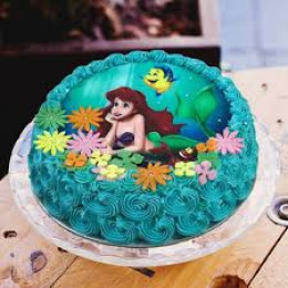 Arial Mermaid Cake