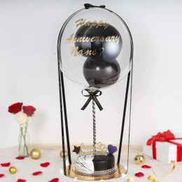 Black Beauty Balloon Cake-1 Kg